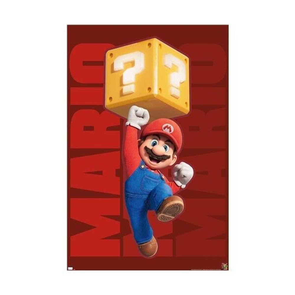 Super Mario Punch Up Movie Poster 22.375" x 34" NEW! Home & Garden:Home Décor:Posters & Prints Style Your Walls